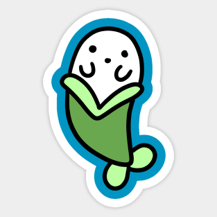 Mermaid Ghost Sticker